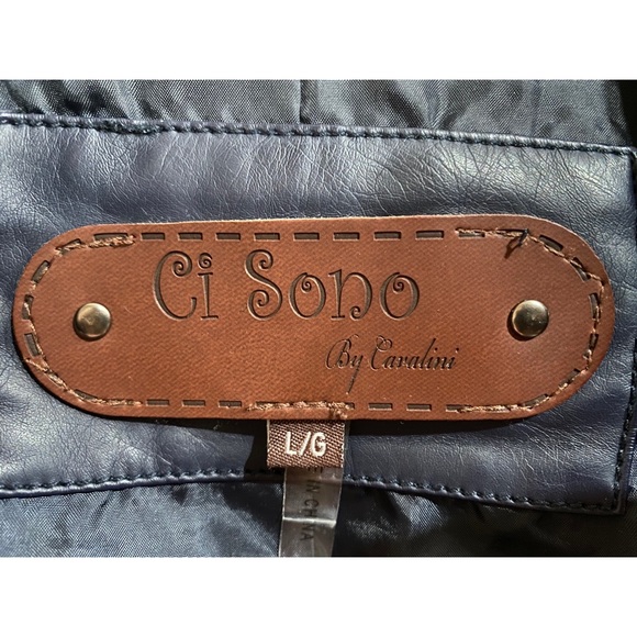 Ci Sono By Cavalini Hoodie Navy Jacket - Picture 3 of 4